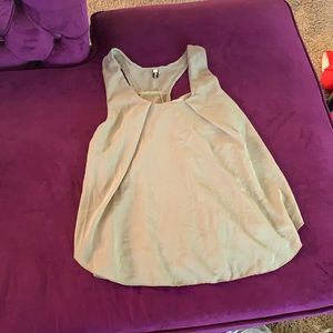 Olive green top Size M